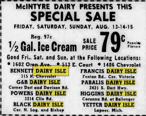 Dairy Isle - Aug 15 1954 Article